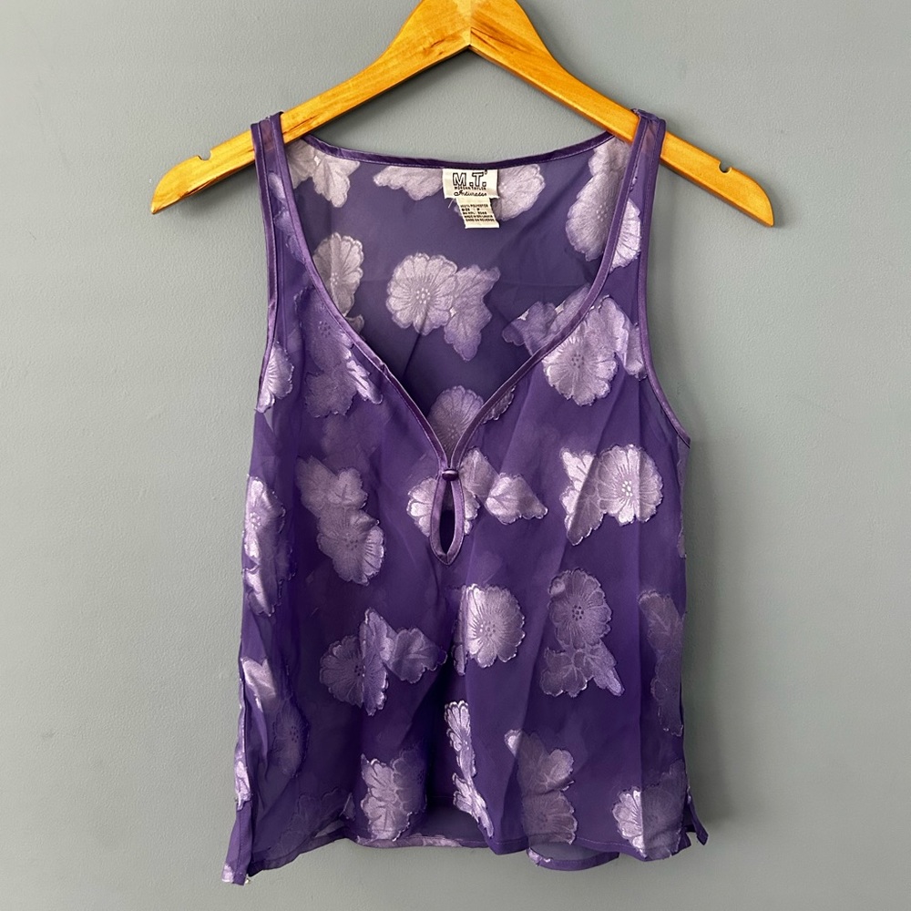 MT Morgan Taylor intimates sheer top